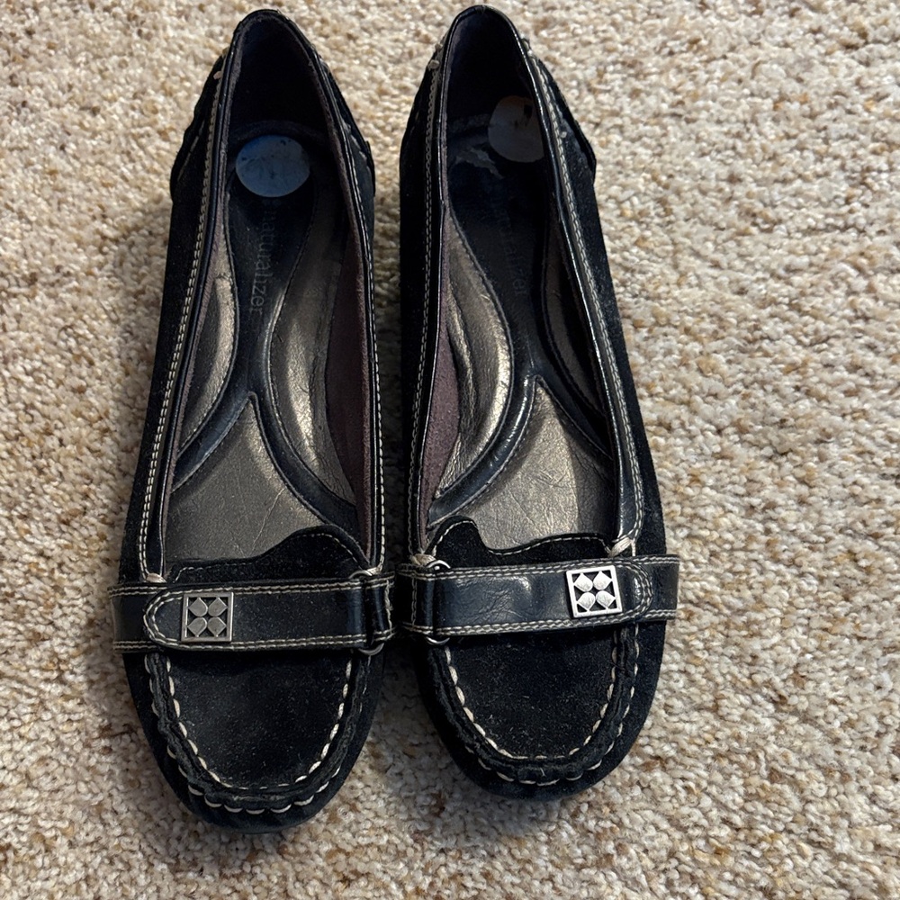 Suede Naturalizer Black Leather Loafers